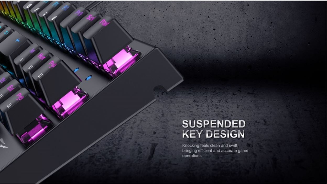 Havit KB857 TKL RGB Gaming Keybord.