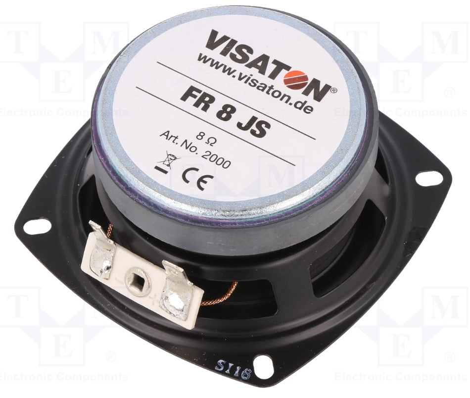 Full range højttaler - 10W 8ohm, Ø96x80mm