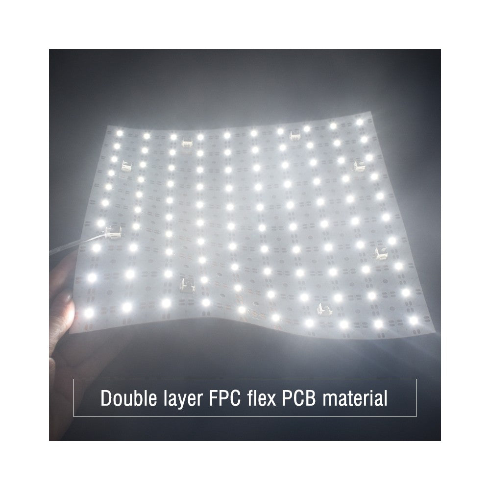 25x25 foldbar LED ark RA94, 12W - IP20, 24V - Varm Hvid - 1100lm/m - 25 meter