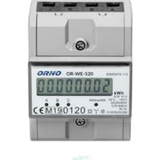 Orno kWh måler LCD Blue b/light 3F kl.1 MID