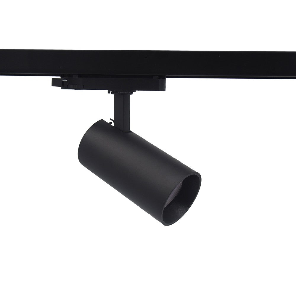 LEDlife 20W Sort Skinnespot med Høj Farvegengivelse (RA 97) - 2400lm, 38 grader, 3-faset, 230V Input