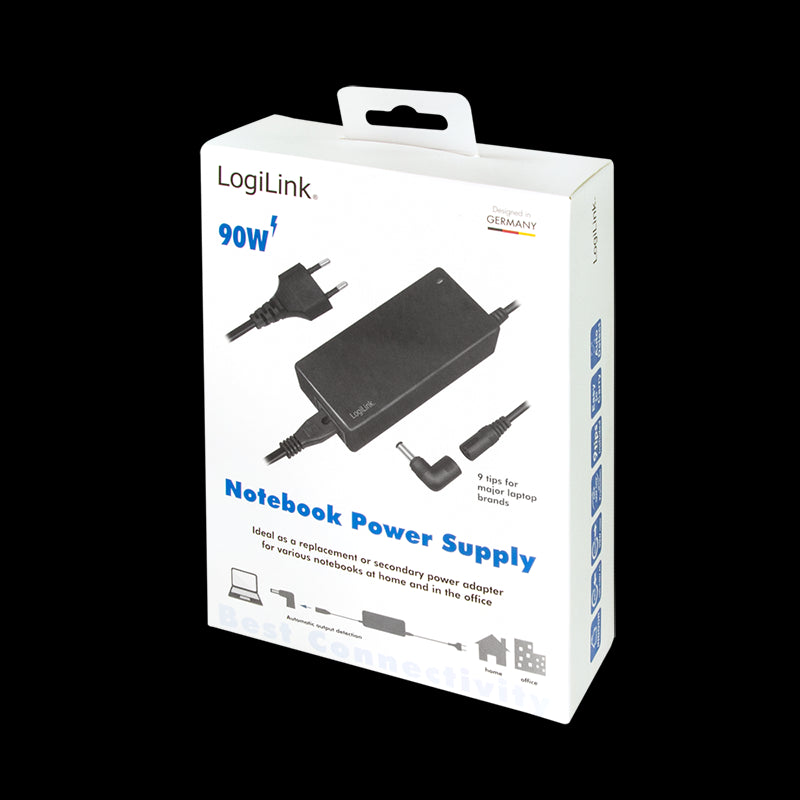 Notebook strømforsyning - 15-20V / 90W (4,5-4,9A), 9 stik