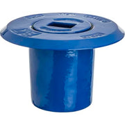 AVK 200 x 130 mm rundt, flydende gadedæksel, duktiljern
