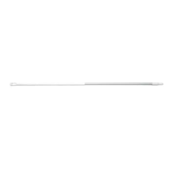 Roliba aluminiumsskaft med gevind, plats, hvid, 1500 x 32 mm
