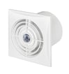 Silent ventilator med Timer & bevægelses sensor Ø100 System+ komplet med front panel