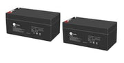 Bly Akku K2 12V-3,2 Ah T1 - 2 pak