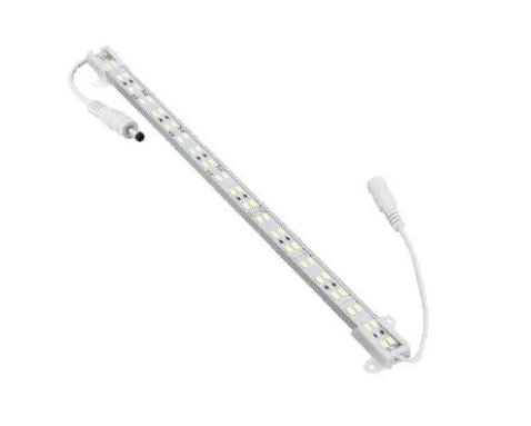 1 meter vandtæt aluprofil til vækst - 24V, 19,5W LED, 3:1 rød/blå fordeling, IP65, med stik