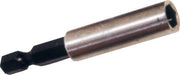 Tecos bitsholder rustfri, med låsering og magnet, 1/4"x 200 mm