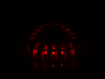 Magnetisk LED advarselslampe - Orange