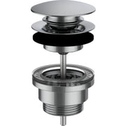 LAUFEN bundventil, 1 1/4" x 63 mm, krom