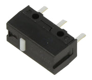Mikroswitch u. arm - 1mA/6Vdc, OFF-(ON) SPST-NO, loddeben