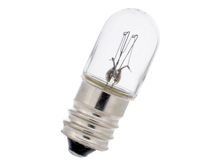 Dværglampe - 110V / 27mA / 3W, E12 sokkel (Ø13x34mm)