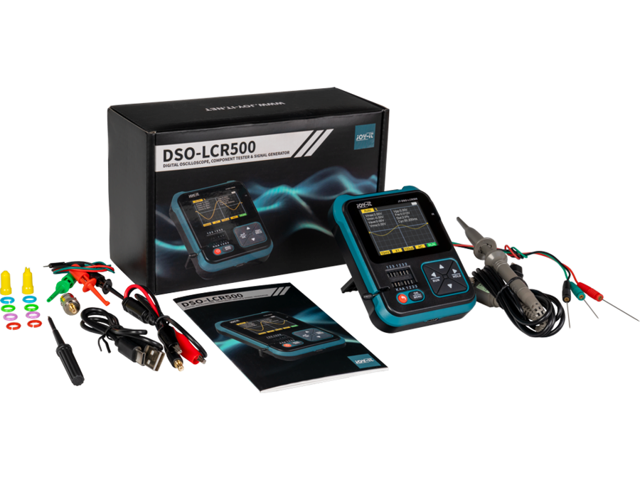 Digital oscilloskop og komponent tester