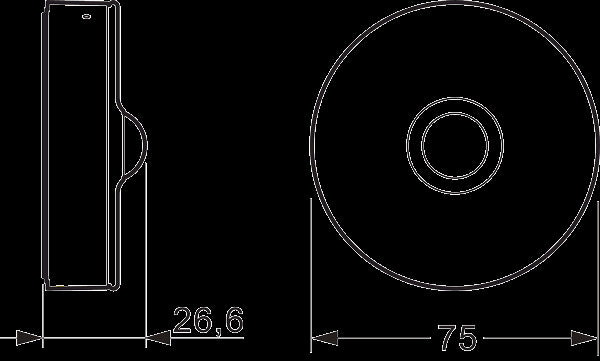 LK FUGA Wiser trådløs lofts-PIR
