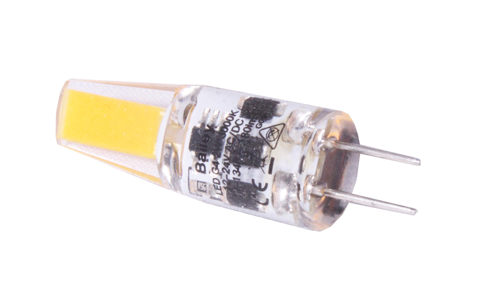 G4 LED stiftpære - 12-24V / 2W, Varm hvid (160 lm, 330°)