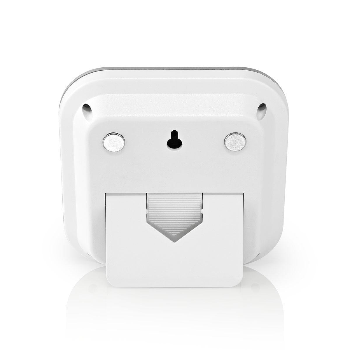 Indendørs termometer - Temperatur, fugthghed, ur, Touch