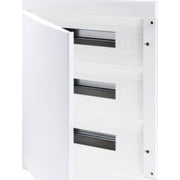 Gruppetavle 3x18 modul hvid med hvid låge, IP40