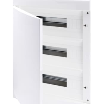 Gruppetavle 3x18 modul hvid med hvid låge, IP40