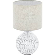 BELLARIVA BORD E27 H360 HVID/LINEN