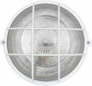 SKOTLAMPE RUND 1X100W HVID