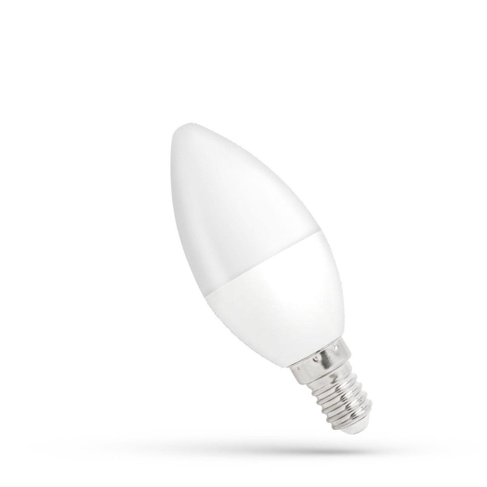 Spectrum 6W LED pære - C37, dæmpbar, E14, 480lm, RA80, 230V