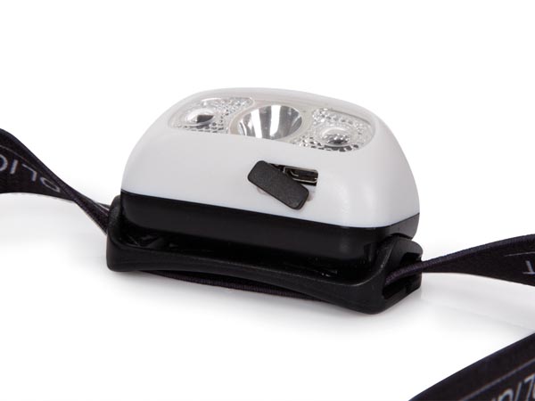 Genopladelig LED pandelampe m. berøringsfri ON/OFF sensor