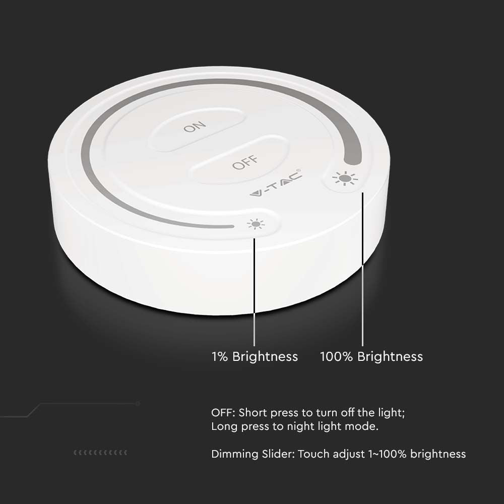 VT-2440 Berøringsdæmper Hvid