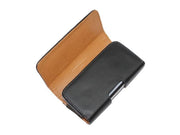 Bæltetaske til smartphone - PU læder, Sort (maks. 5,1")