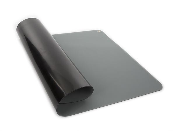 Antistatisk ESD bordmåtte - 70 x 100cm, m. jord
