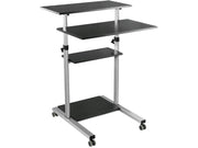 Mobil sidde- og stå arbejdsbord - maks. 60kg