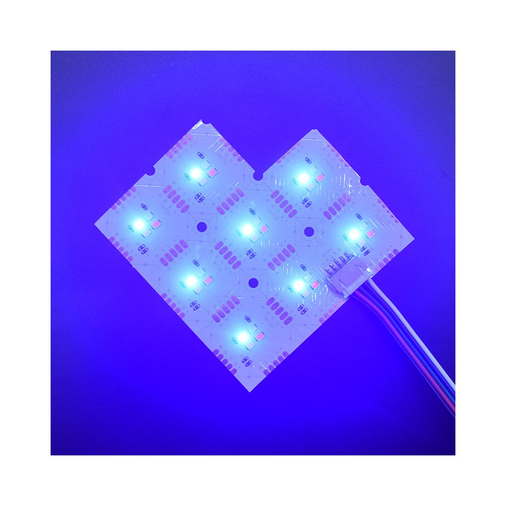 49x24 foldbar RGBW LED strip med høj farvegengivelse (RA95) - 45W, IP20, 24V