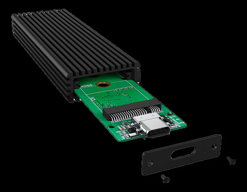 USB 3.1 ekstern harddisk-kabinet til M.2 NGFF SSD