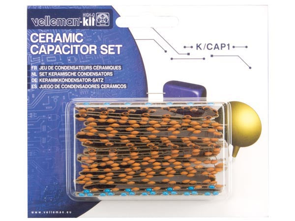 Keramisk kondensatorsortiment - 10pF til 220nF (224 stk.)