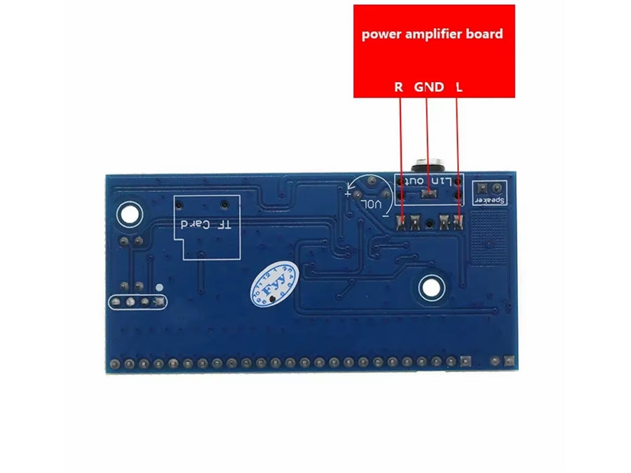 MP3 afspillermodul m. 19 triggerkanaler