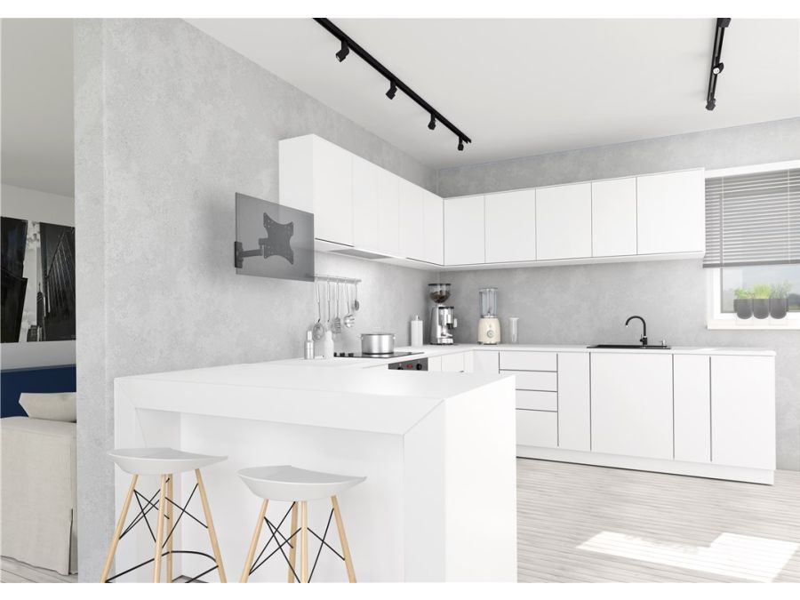 TV vægbeslag - 23-42" -10°/+3° vipbar, ±90° drejbar, armled