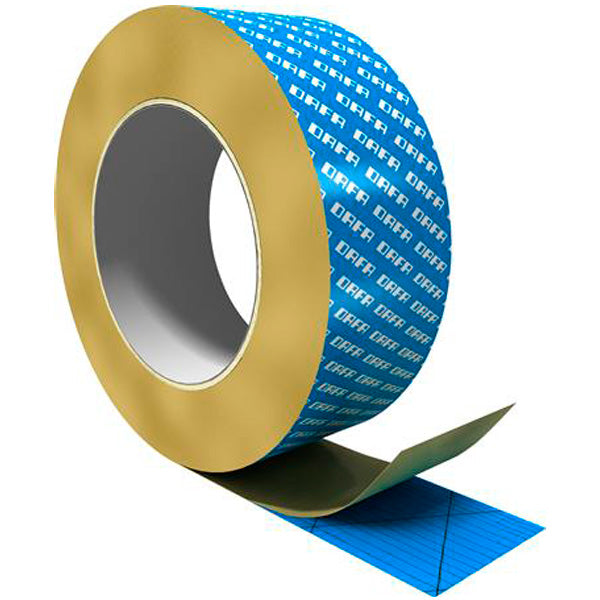 Dampspær tape blå 25 meter 50 mm