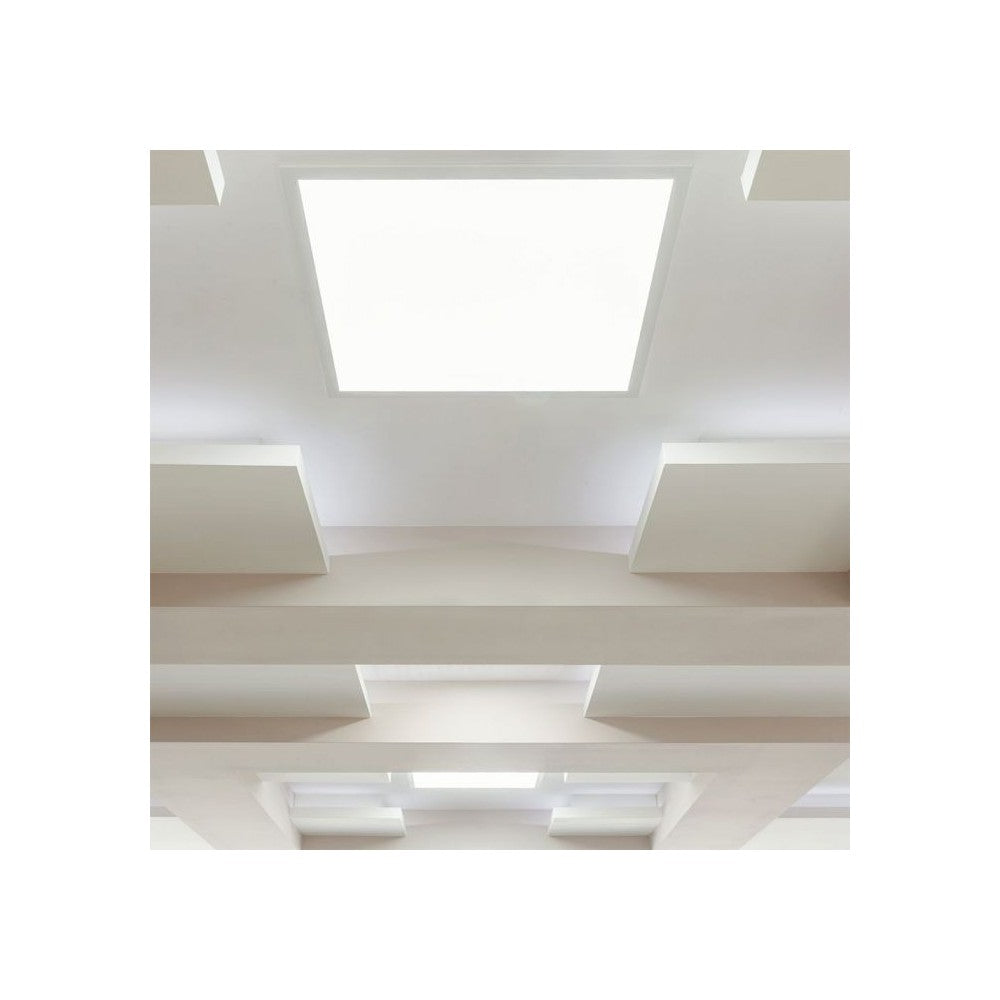 V-Tac 60x60 LED panel i hvid ramme - 36W, direkte montering