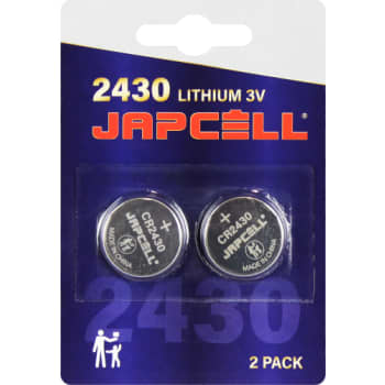 Japcell lithium CR2430 batteri, 2 stk.