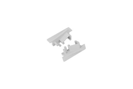 DIOFLEX endstykke DIAGONAL10 m/hul grå 2 stk.