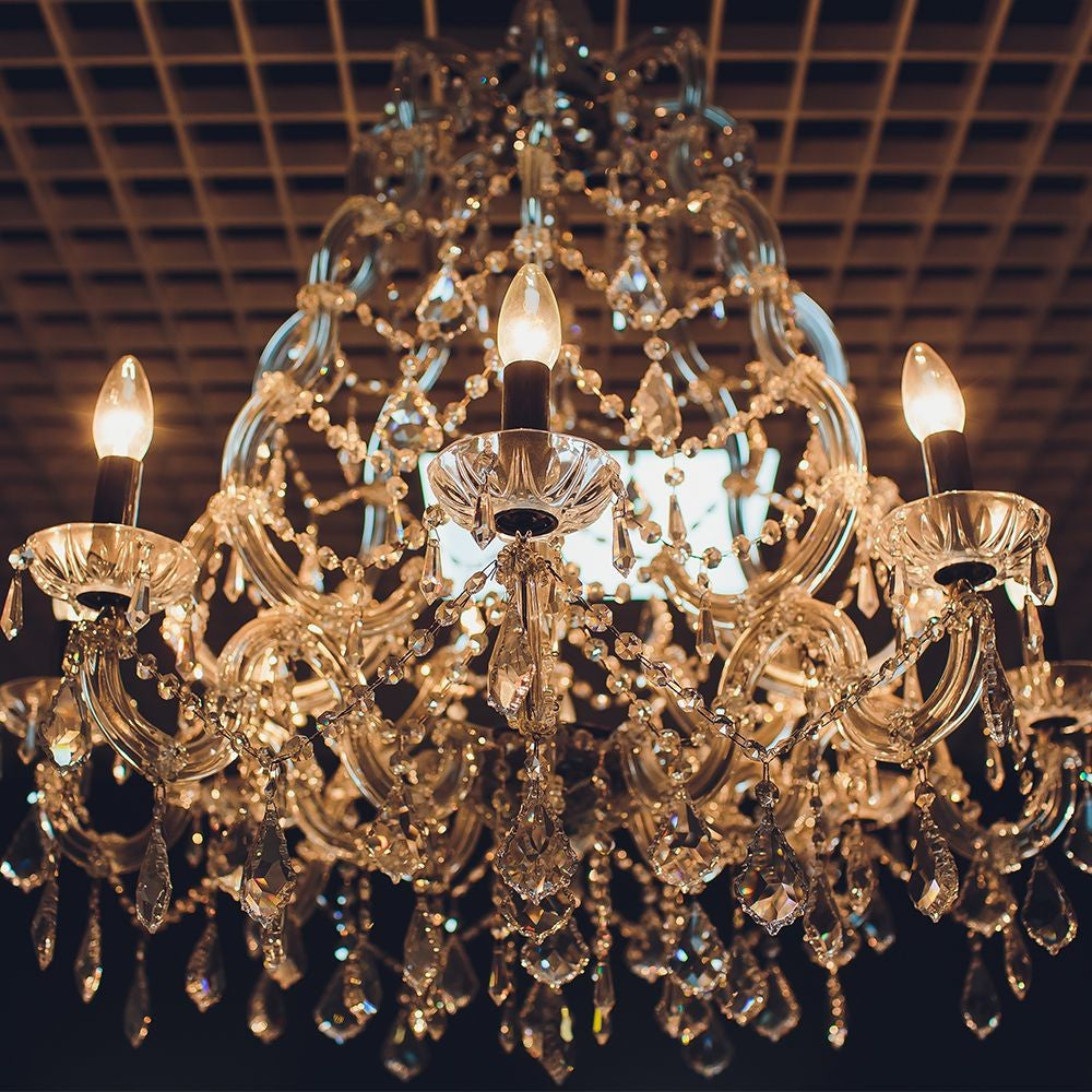 2W LED E14 Kultråd Kertepære, Amber Glas, 1800K - 65lm, RA80