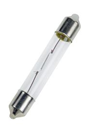 Pinollampe - 18V / 166mA / 3W S6 sokkel (Ø6 x 39mm)