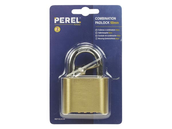 Kombinations-hængelås - 50mm