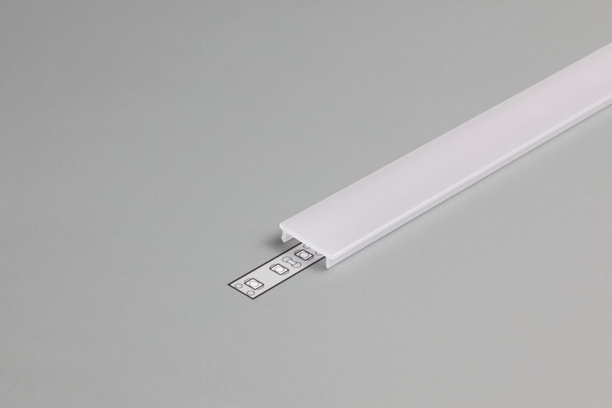 DIOFLEX Afdækning F opal f/alu profil 1m