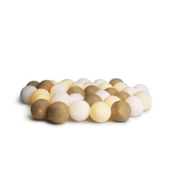 IrisLights Lyskæde Led Creamy White 20-Lys, 150 cm + 140 cm