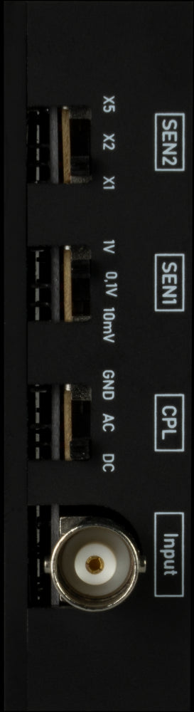 Mini digital oscilloskop - 0-200 KHz, 1 MSa/s, Sort