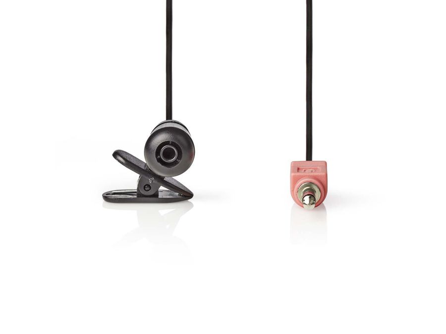Clip-on mikrofon m. 3,5mm stereo JACK