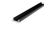 DIOFLEX Alu profil SURFACE10 BC/UX 1m sort