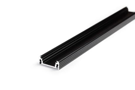 DIOFLEX Alu profil SURFACE10 BC/UX 1m sort