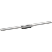 Hansgrohe RainDrain Flex afløbsrende 1000mm kappesæt vægmont/kan afkortes, børstet rustfrit stål
