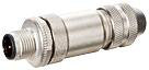 Løst stik M12 han lige 2-polet B-kodet til ProfiBus skærmet med skrue terminaler maks. 0,75mm2. Kabe